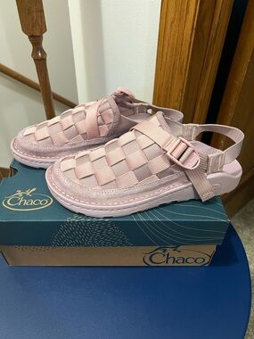 Chaco woven clogs
